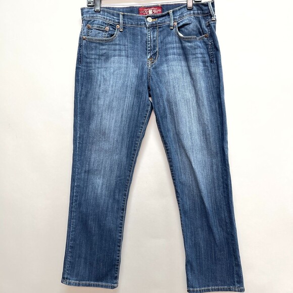 Lucky Brand Women's Jeans Pants 10 / 30 Sweet N Crop Blue Cropped - Picture 1 of 8